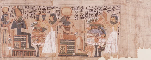 Papyrus met zalfoffer